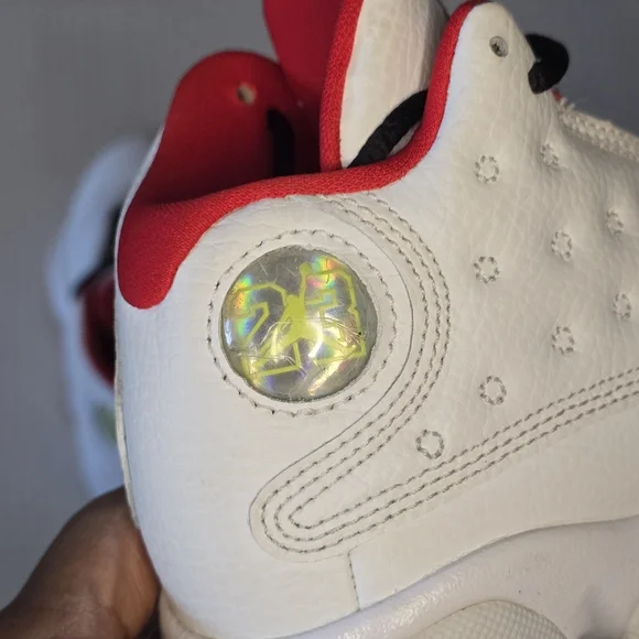 Jordan 13 Retro History of Flight Kids Sneakers Size 11C White Red OG - Picture 6 of 12